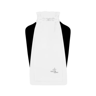 Abbildung von Fair Play Plastron Andrea Chic Weiß Silber S