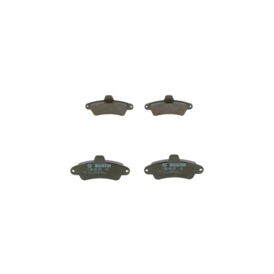 Abbildung von BOSCH 0 986 424 277 Bremsbelagsatz Low Metallic mit Anti Quietsch Blech, Montageanleitung FORD: MONDEO 2, 1 Kombi, Cougar Coupe