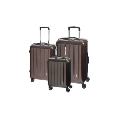 Abbildung von CHECK.IN London Trolley Set 2.0 3 tlg. Champagner Koffer mit 4 Rollen Kofferset