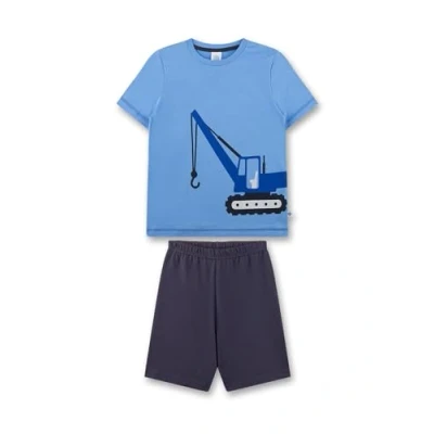 Abbildung von Sanetta Bagger Nachtwäsche Set für Kinder, Größe: 104, Blue