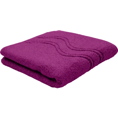 Abbildung von ROSS Handtuch "Cashmere feeling" 100% Baumwolle, mit Wellen-Bordüre, große Farbauswahl
