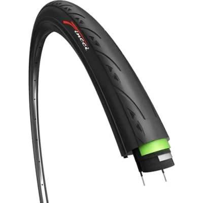 Abbildung von Fincci 700x25c Reifen 25 622 Fahrradreifen mit 3 mm Pannenschutz 60 TPI 700 x 25c Mantel für Radrennen Straßenrennen Rennrad Tourenrad Race Fahrradmantel
