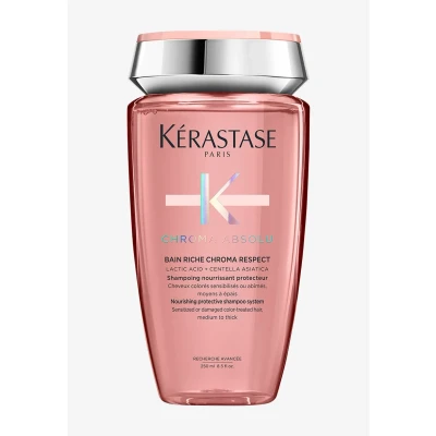 Abbildung von KÉRASTASE Chroma Absolu BAIN Respect Gentle Shampoo FOR FINE TO Medium Colortreated HAIR Shampoo, Größe: 250 ml,