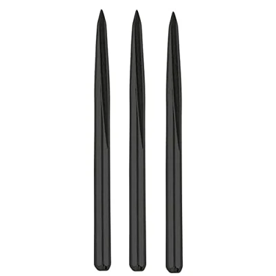 Abbildung von WINMAU Extra Long Black Steeltip Dart Punkte 1 Satz pro Packung (insgesamt 3 Punkte)