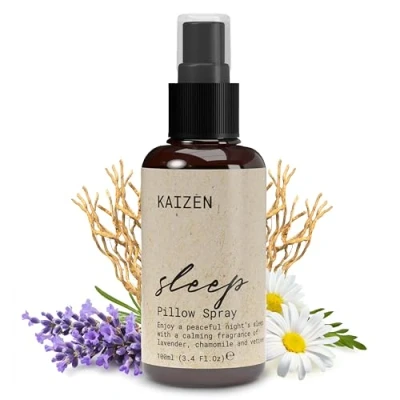 Abbildung von Kaizen Kopfkissenspray Lavendel 100ml Beruhigend &amp; wohltuendes Lavendelspray zum Einschlafen, Kissenspray Einschlafen Entspannung, Pillow mist Schlaf Spray