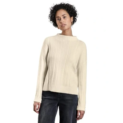 Abbildung von STREET ONE Strickpullover, mit Rippstruktur