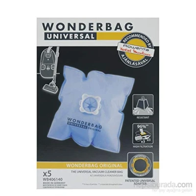 Abbildung von Rowenta WB406140 Staubsaugerbeutel, Wonderbag, universal