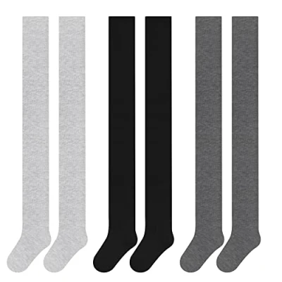 Abbildung von L&amp;K II 3er Pack Kinder Mädchen Jungen Strumpfhose Strickstrumpfhose mehrfarbig 2710J 146 152