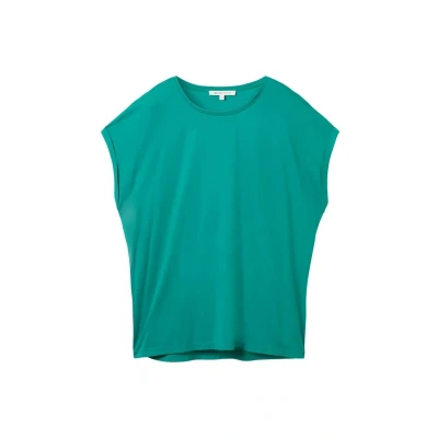 Abbildung von TOM Tailor Denim Fluent Tshirt basic, Damen, Größe: XS, Jade green