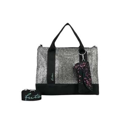 Abbildung von Fritzi aus Preußen Limited Shopper Shopping Bag, Damen, Größe: One Size, Silver black