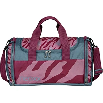 Abbildung von neoxx Champ Sporttasche Pixel in My Mind Tasche aus recycelten PET Flaschen, Trainingstasche für Mädchen und Jungen, Reisetasche Sport Schule