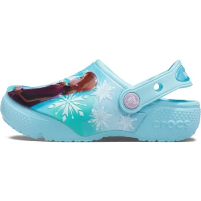 Abbildung von Crocs FL Disney Frozen II Clog K, Ice Blue, 3 UK