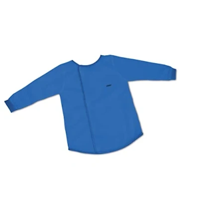Abbildung von Lamy 1230696 aquaplus Kinder Malkittel 544 aus blauem Polyester mit Klettverschluss One size