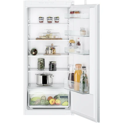 Abbildung von SIEMENS KI41RNSE0 iQ100 Einbau Kühlschrank Schleppscharnier, 122.5 x 56 cm, 204 L Kühlen, LED Beleuchtung für gleichmäßige Ausleuchtung, freshBox Obst Gemüse