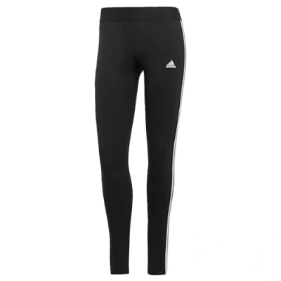 Abbildung von adidas Damen 3 Stripes Leggings, Black/White, XXS Short