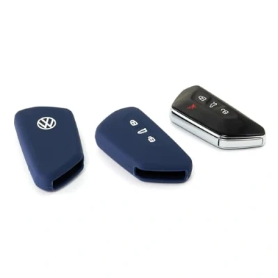 Abbildung von Volkswagen 5H0087012530 Schlüsselcover VW Logo Zündschlüssel Autoschlüssel Cover, schwarz *** für Golf 8 (5H) mit 3 Tasten Schlüssel