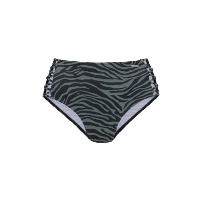 Abbildung von Venice Beach Highwaist Bikinihose, Damen, Größe: 44, Schwarz oliv