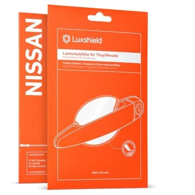 Abbildung von Luxshield Auto Türgriff Schutzfolie Griffmulde für Nissan Townstar I 2022 2024 Kratzschutz, Lackschutzfolie Transparent glänzend