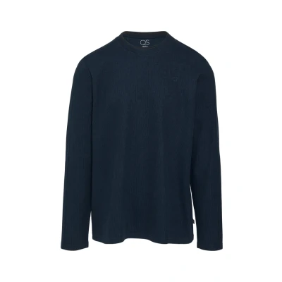 Abbildung von QS Strickpullover, Herren, Größe: Small, Dunkelblau