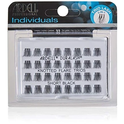 Abbildung von Ardell False Eyelashes Individuals Knotted Flare Trios Short Black