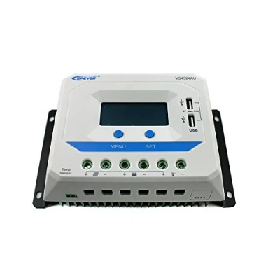 Abbildung von EPEVER PWM Laderegler 45A 12V/24V, Solar Charge Controller mit LCD Dispaly USB Anschluss,VS4524AU, vs4524au (45a, 12v/24v), 2502445