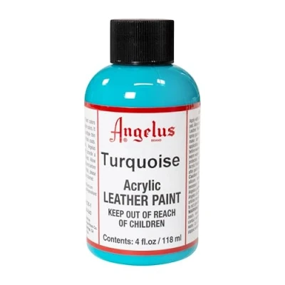 Abbildung von Angelus Acryl Leder Farbe 118ml / 4oz (Tuerkis Turquoise)