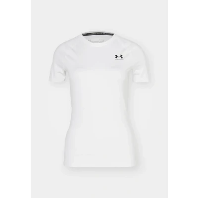 Abbildung von Under Armour UA HG Authentics COMP SS Sport Tshirt White / black, Damen, Größe: Small, black