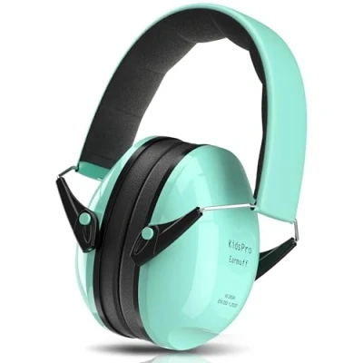 Abbildung von Senner ® KidsPro Gehörschutz für Kinder Lärmschutz Kopfhörer mit hohen SNR von 28 dB 4 bis 12 Jahren mitwachsend Ohrenschützer Mint