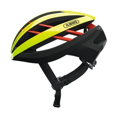 Abbildung von ABUS Rennradhelm Aventor Fahrradhelm für professionellen Radsport gute Ventilationseigenschaften Damen und Herren Gelb, Größe S
