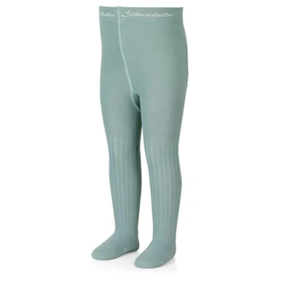 Abbildung von Sterntaler Strumpfhose Rippenmuster Kinderstrumpfhosen mit Muster Unisex elastischem Bund für bequemen Halt Komfortable vielseitig zu kombinieren steingrün, 86