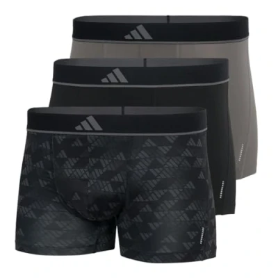 Abbildung von adidas Sportswear 3ER PACK Active Micro FLEX Retro Panties, Herren, Größe: Small, Schwarz dunkelgrau