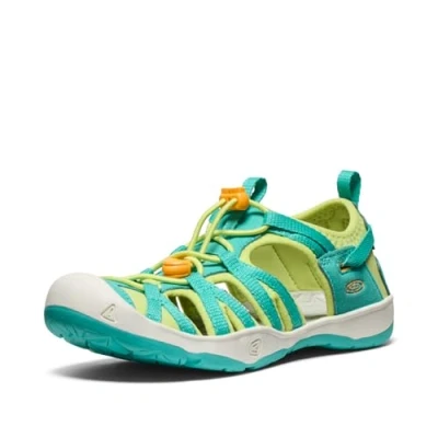 Abbildung von Keen Moxie Unisex Trekkingsandale für Kinder, Größe: 38, Neon green Schuhe