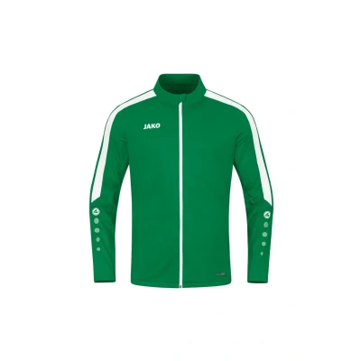 Abbildung von JAKO Power Polyesterjacke gruenweiss, 3XL Herren