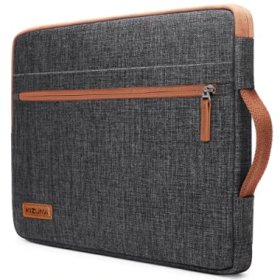 Abbildung von KIZUNA Tablet Tasche 10 Zoll Für 11&quot; iPad Pro M2&amp;M1 2022/10.9&quot; Air 5/iPad 10.9&quot;(10 Gen)/10.5&quot; Pro/10.5&quot; Surface Go 3/10.5&quot; Samsung Galaxy/Huawei Media M5,Notebook Hülle Laptop Sleeve,Braun