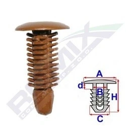 Abbildung von ROMIX C60522 Clip, Zier /Schutzleiste