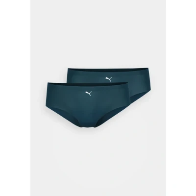 Abbildung von Puma Women Seamless Hipster 2 PACK Slip, Damen, Größe: XS, Dark green moss