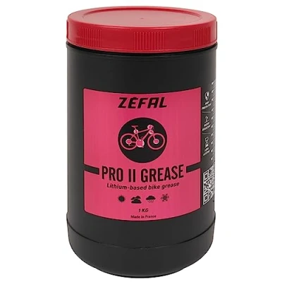 Abbildung von ZEFAL Pro II Grease Kettenfett Fahrrad und Mountainbike Kettenschutz gegen Korrosion Fahrradschmierfett 1L