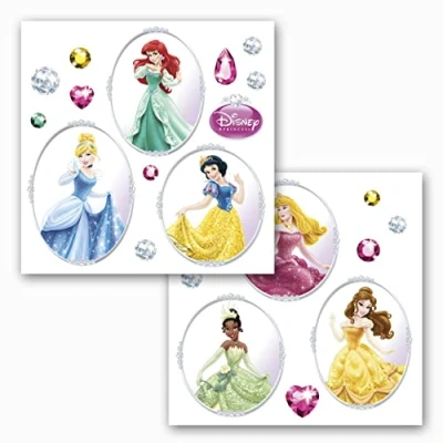Abbildung von Komar Wandtattoo »Window Disney Princess Größe 31 x cm«, (23 St.), selbsthaftend, Fensteraufkleber, Kinderzimmer