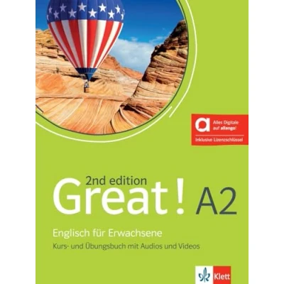 Abbildung von Great! A2, 2nd edition Hybride Ausgabe allango: Englisch für Erwachsene. Kurs und Übungsbuch mit Audios Videos inklusive Lizenzschlüssel ... (Great! edition: Erwachsene)