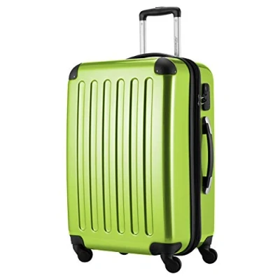Abbildung von HAUPTSTADTKOFFER Alex Mittelgroßer Hartschalenkoffer, 4 Rollen, Koffer, Trolley, Rollkoffer, Reisekoffer, Volumenerweiterung, 65 cm, 74 Liter, Apfelgrün