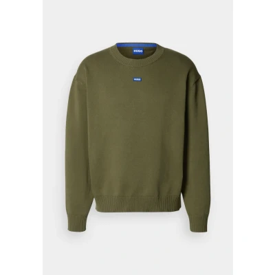 Abbildung von HUGO SAN Casey Strickpullover, Herren, Größe: Medium, Open green