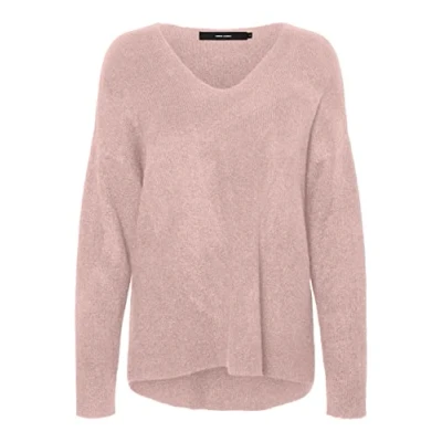 Abbildung von VERO MODA Strick Pullover V Ausschnitt Langarm Sweater Knitted Jumper VMCREWLEFILE