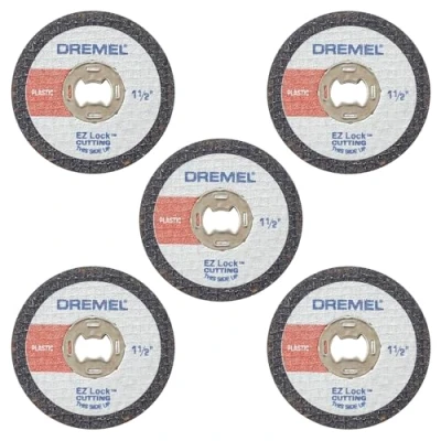 Abbildung von Dremel EZ476 1 1/2 Zoll EZ Lock Rotary Tool Trennscheiben für Kunststoff 5 Stück