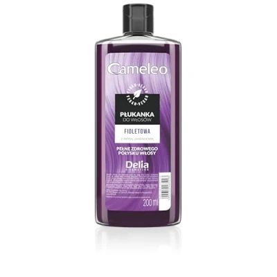 Abbildung von Cameleo lila Haar Toner mit Lavendelwasser semi permanente Haarfarbe Farbtöne OHNE Gelbstich, für blondes, platinblondes &amp; graues Haare, Farbe Pflege parabenfrei 200 ml