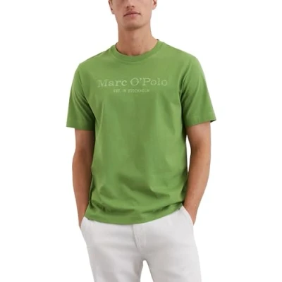 Abbildung von Marc O&#039;Polo Short Sleeve CREW NECK Inside Chest Tshirt print, Herren, Größe: Medium, Spring fern