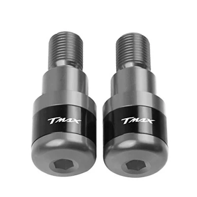 Abbildung von Tmax 500 530 Motorrad Lenkergriffe Endkappen Aluminium für T max tmax530 2006 2016,T tmax500 2008 2016 Grau
