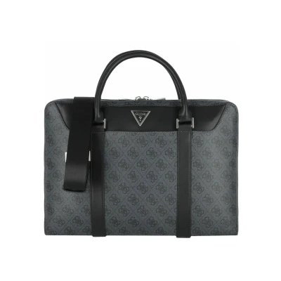 Abbildung von Guess Vezzola DOC CASE Unisex Aktentasche, Größe: One Size, Schwarz