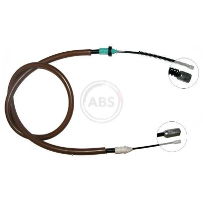Abbildung von A.B.S. K16658 Handbremsseil 1415 Trommelbremse für Links /Rechtslenker RENAULT: CLIO 2, 2 Kasten