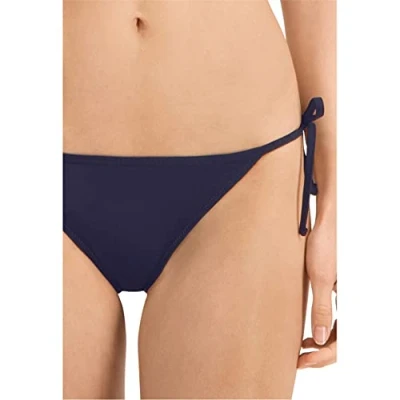 Abbildung von Puma Damen Side tie bikinibroekje voor dames Bikini Bottoms, Navy, XS EU