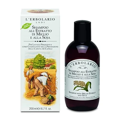 Abbildung von L&#039;Erbolario Hirse und Soja extrakt Shampoo, 1er Pack (1 x 200 ml)